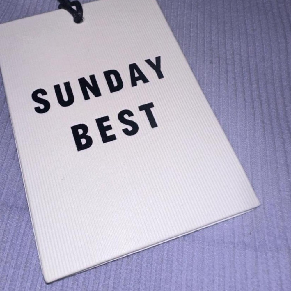 NWT Aritzia Sunday Best Seamless Rib Bra Top in Lavish Lavender - Picture 3 of 3